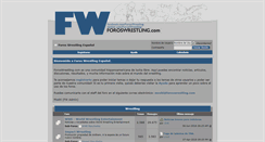 Desktop Screenshot of foroswrestling.com