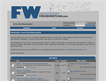 Tablet Screenshot of foroswrestling.com